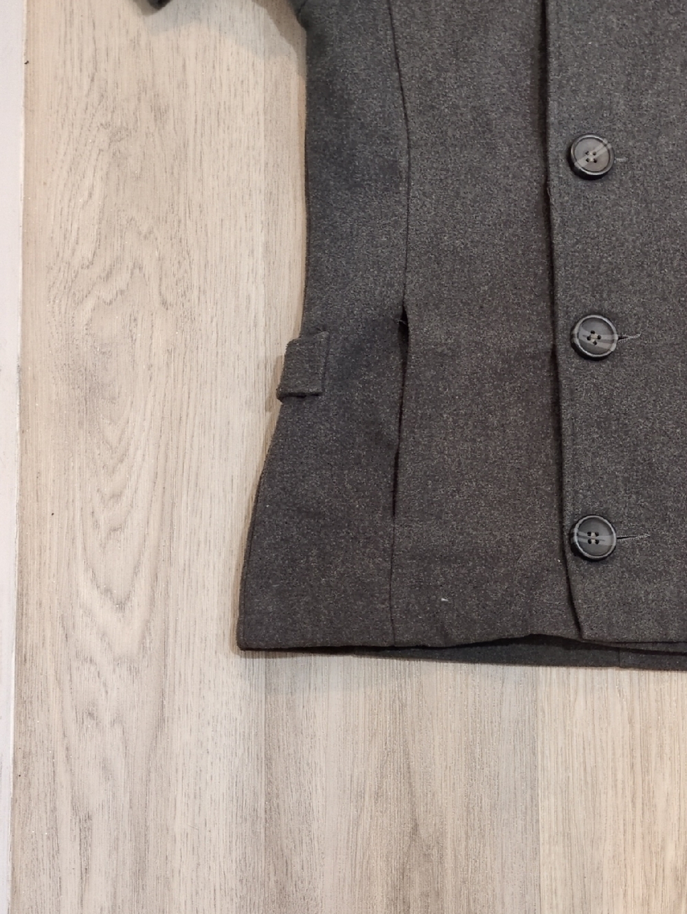 Urban Heritage Charcoal Gray Wool Pea Coat - Size Medium - Picture 7 of 7